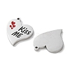 304 Stainless Steel Enamel Pendants STAS-M102-13P-03-2
