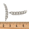 Brass Micro Pave Clear Cubic Zirconia Pendants KK-N254-116P-3