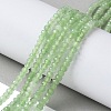 Dyed Natural Malaysia Jade Rondelle Beads Strands G-E316-2x4mm-56-5