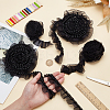 4Pcs 4 Styles Double & Single Layer Chinlon Lace Trim Fabric DIY-WR0003-87B-3