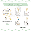 Knitting Row Counter Chains & Locking Stitch Markers Kits HJEW-AB00513-2