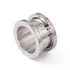 Non-Tarnish 304 Stainless Steel Ear Plugs Gauges EJEW-G317-01K-P-2