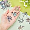 Autumn Theme Rainbow Color Alloy Pendants FIND-FH0004-09-3