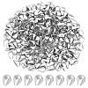 300Pcs 304 Stainless Steel Snap on Bails STAS-UN0034-86-1