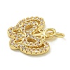 Rack Plating Brass Micro Pave Cubic Zirconia Charms KK-K386-08G-2