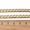 304 Stainless Steel Cuban Link Chain Necklaces NJEW-S442-01G-5