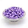 Opaque Acrylic European Beads Beads SACR-ZX012-17F-1