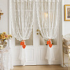 Handmade Macrame Leaf Curtain Tiebacks AJEW-WH0258-856B-6