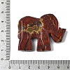 Natural Brecciated Jasper & Mahogany Obsidian & Lemon Jade & Red Jasper Big Pendants G-Z109-01B-3