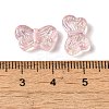 UV Plating Transparent Acrylic Beads OACR-G036-14G-3