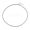 Waxed Cotton Cord Necklace Making MAK-S034-014-2