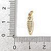 Brass Micro Pave Cubic Zirconia Charms KK-H077-02G-06-3