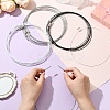30Pcs 3 Colors Stainless Steel Wire Necklace Cord DIY Jewelry Making TWIR-YW0001-04-5