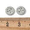 Brass Micro Pave Cubic Zirconia Beads KK-D324-11P-03-2