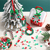 Acrylic with Plastic Christmas Candy Beading Set DIY-SC0026-81C-4