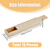 Rectangle Unfinished Wood Gift Storage Box LS-CON-WH0094-38B-2