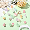 50Pcs Luminous Transparent Acrylic Beads LACR-SP0001-01-5