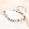304 Stainless Steel Double Link Chain Bracelets for Women SA-H001-23P-2