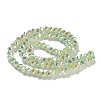 Electroplate Glass Beads Strands GLAA-Q105-04O-2