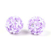 Handmade Polymer Clay Rhinestone and Resin Beads CLAY-T022-01E-3