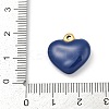304 Stainless Steel Enamel Pendants STAS-Q350-19G-A-3