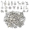 100Pcs 20 Styles Tibetan Style Alloy Pendants FIND-YW0005-44-1