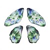 Transparent Epoxy Resin Pendants RESI-T057-30B-1