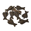 Tibetan Style Alloy Pendants TIBEP-A23255-AB-FF-3