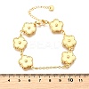 304 Stainless Steel Link Bracelets for Women BJEW-P354-03A-G-5