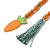 Wood Beaded Garland Hanging Ornament LS-HJEW-A007-01B-2