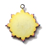 304 Stainless Steel Pendants Rhinestone Setting STAS-WH0029-81M-2