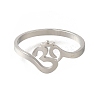 304 Stainless Steel Rings for Women RJEW-S238-09P-2