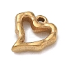 304 Stainless Steel Charms SA-B007-02G-D-2