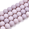 Opaque Glass Beads Strands X-GLAA-T032-P8mm-MD07-1