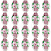 20Pcs Handmade Foil Glass Lampwork Beads LAMP-PA0001-63B-1