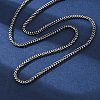 2MM 304 Stainless Steel Wheat Chain Necklaces NJEW-Q013-15B-4