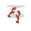 Alloy Rhinestone Stud Earrings EJEW-P317-02G-1