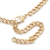 Alloy Cubic Zirconia Flower Tassel Bell Chain Belts for Women AJEW-D300-01G-4