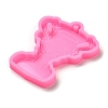 Graduation Season Theme Silicone Keychain Pendant Molds LS-AJEW-M221-04B-4