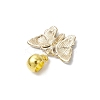 Alloy Enamel Butterfly European Dangle Charms PALLOY-JF03877-5