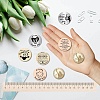 3Pcs 3 Style Stainless Steel Commemorative Decision Maker Coins AJEW-CN0002-06-4