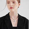 12Pcs 2 Colors 201 Stainless Steel Pendants STAS-BC0002-70-5