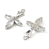 Brass Micro Pave Cubic Zirconia Pendants LS-KK-C107-18B-P-2