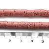 Natural Lava Rock Dyed Beads Strands G-K375-G09-01-5