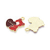 Valentine's Day Alloy Enamel Pendants ENAM-T023-16A-2