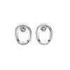Non-Tarnish 304 Stainless Steel Hollow Oval Stud Earrings for Woman EJEW-N097-004P-1