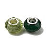 Faceted Resin European Beads RESI-C063-01F-2