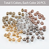 Tibetan Style Alloy Beads TIBEB-PH0004-74-RS-8