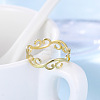 304 Stainless Steel Finger Rings for Women FS-WGFE90D-07-1
