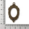 Vintage Tibetan Style Alloy Pendant Cabochon Bezel Settings X-TIBEP-M018-40AB-NF-3